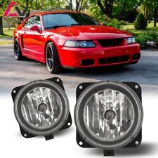 For Ford Mustang Cobra 02-04 Clear Lens Pair Bumper Fog Light Replacement Lamps