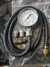 Vintage Snap On Tools Mt37 Oil Pressure Gauge Set