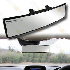 Universal Convex 300mm Wide Broadway Clear Interior Clip On Rear View Mirror