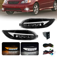 For 2005-2008 Toyota Corolla 2002-2004 Camry Led Fog Lights Front Bumper Lamps