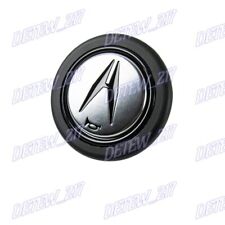 New Horn Button Black Silver Fits Acura Momo Raid Nrg Steering Wheel Racing X1