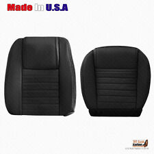 2005 2006 2007 2008 2009 Ford Mustang Driver Bottom-top Blk Leather Seat Cover