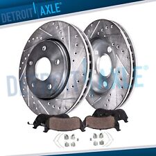Front Drilled Rotors Ceramic Brake Pads For 1992 1993 1994 1995-01 Toyota Camry