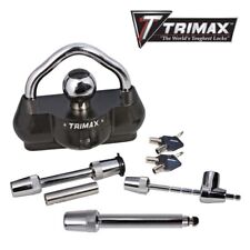 Trimax Deluxe 3 Piece Combo Trailer Lock Coupler Lock Receiver Hitch Pin Lock