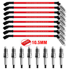 High Performance 8spark Plugs 8 Wires Set For Chevy Gmc 4.8l 5.3l 6.0l V8