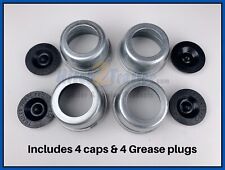4 Trailer 1.98 Ez Lube Grease Hub Cover Dust Cap Wrubber Plug Free Shipping
