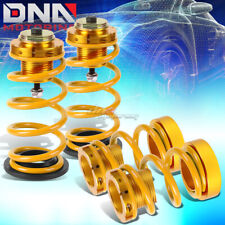 For 06-11 Civic 1-4 Adjustable Suspension Coilover Sleeve Kit Wgold Spring