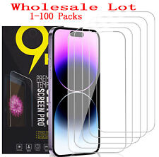 9h Tempered Glass Screen Protector For Iphone 14 13 12 11 Pro Xr Xs Max Plus Lot
