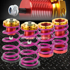 For 12-15 Honda Civic 1-4 Adjustable Purple Spring Coilover Suspension Lowering
