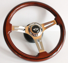 Steering Wheel Fits For Mini Cooper Wood Wooden Austin Healey Mini 1000 1275 Gt