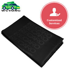 Black Recaro Fabric Cloth For Car Seat Cover Door Panel Armrest Decoration