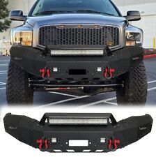 Vijay For 2006-2009 Dodge Ram 25003500 Steel Front With Winch Plateled Lights