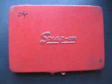Vintage Snap On Red Metal Heavy Duty Tool Storage Box Kra-275 Nice
