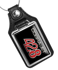 Compatible With Ford Mustang Cobra Jet 428 Engine Emblem Design Key Ring