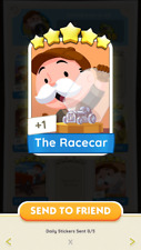 Monopoly Go - Sticker Set 22 - The Racecar