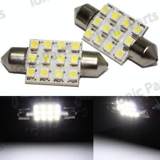 2x 12-led White Light Bulbs - Visor Vanity Mirror - Smd C5w 6418 36mm