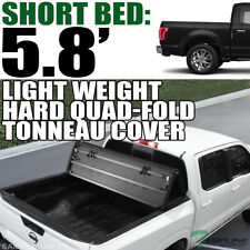 Tlaps For 2019-2024 Dodge Ram 1500 5.7 Ft Bed Lw Hard Quad Fold Tonneau Cover