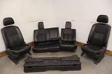 17-18 Nissan Titan Xd Crew Cab Heatedcooled Power Leather Seats Set Black G