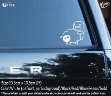 Domo Kun Sheep Banging Sticker Decal-reflectivemetallic Color Car Sticker Funny