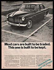 1966 Volvo 122 4-dr Sedan Photo Ad Most Built To Be Traded..this One To Be Kept