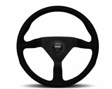 Momo Montecarlo Alcantara Steering Wheel 350mm Black Stitching Mcl35al1b