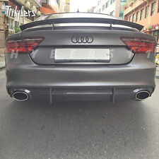 Pair 2.5 In Audi Rs Look Oval Out Stainless Steel Exhaust Tip For A7 A6 A5 Tt
