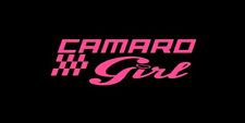 2010-2022 2camaro Girl Racing Vinyl Decal Sticker Rocker Panel Ls Lt Rs Ss Zl1