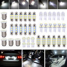 42pcsset Led Interior Lights Bulbs Kit Car Trunk Dome License Plate Lamps 6000k