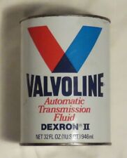 Vintage Valvoline Dexron Ii Transmission Fluid Quart Can Full Ashland Gm Good