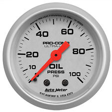 Autometer 4321 Ultra-lite Oil Pressure Gauge 2-116 In. Mechanical
