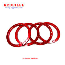Kebeilee Cnc Aluminum Outer Beadlock Ring For Pro-line Badlands Mx43 Wheel Red