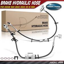 2x Front Left And Right Brake Hydraulic Hose For Dodge Ram 2500 3500 03-10 Ram