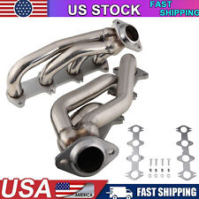 Stainless Steel Exhaust Shorty Tube Headers Fit For 2004-2010 Ford F150 5.4l V8