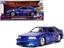 1989 Ford Mustang Gt Fox Body Candy Blue With Graphics I Love The 1980s Se