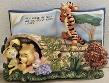 Vintage Winnie The Pooh Storybook Collection Hide And Go Bounce Plate A0204