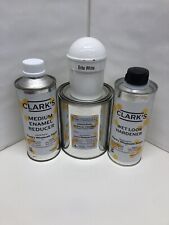 Brite White Quart Kit Single Stage Acrylic Enamel Car Auto Paint Kit