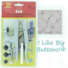 Kam Plastic Snap Pliers 50 Snaps Pick 1 Color Cloth Diaperspoppersbibsnappy