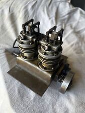 Vintage Handmade Miniature Model Gas Engine Small Spark Plugs U.s.a.