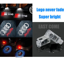 New 2 4 Pcs Compatible A-udi Door Logo Lights Led Shadow Projector Courtesy Car