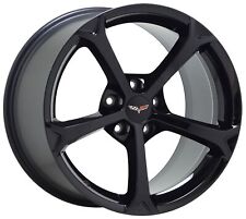 19x12 Corvette Grand Sport C6 Black Wheel Rim Factory Oem Gm 19 Rear 5456