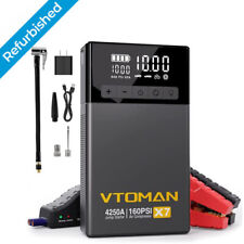 Vtoman X7 Jump Starter With Air Compressor 4250a Battery Charger Emergency