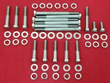 Bbf Ford 429 460 Water Pump Timing Cover Bolts Kit Stainless Steel Hex Set