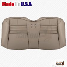 1999 2000 2001 Ford Mustang Gt - Rear Bench Bottom Perforated Leather Cover Tan