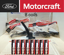 8set Oem Motorcraft Ignition Coil Dg508 Spark Plug Sp479 For Ford F150 4.6 5.4l