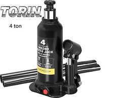 Torin 4 Ton Capacity Hydraulic Welded Bottle Jack At90403bb Black