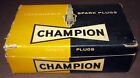 10 Vintage Champion Nos Spark Plugs Rl-12y In Box Black Yellow New Old Stock