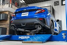For 2022-2023 Subaru Wrx 2.4l Turbo Mbrp Catback Exhaust With Carbon Fiber Tips