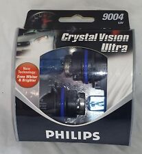 New Philips Crystal Vision Ultra 9004 Cvs2 Xenon Look 12v 2 Pack