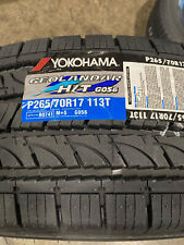 4 New P 265 70 17 Yokohama Geolandar Ht G056 Tires
