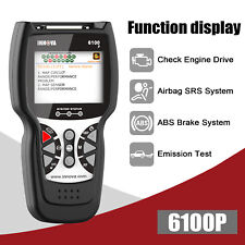 Innova 6100p Car Obd2 Scanner Code Reader Engineabssrs Diagnostic Scan Tool